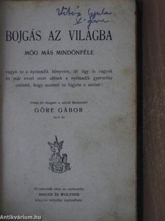 Bojgás az világba