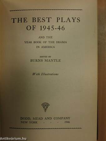 The Best Plays of 1945-46