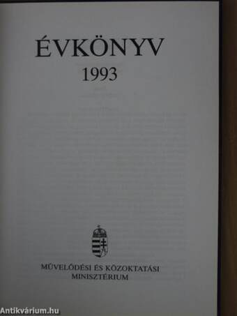 Évkönyv 1993