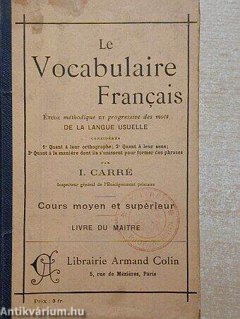 Le Vocabulaire Francais