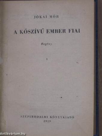 A kőszívű ember fiai I-III.