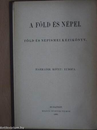 A Föld és népei 1-3.