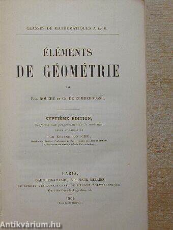 Éléments de Géométrie