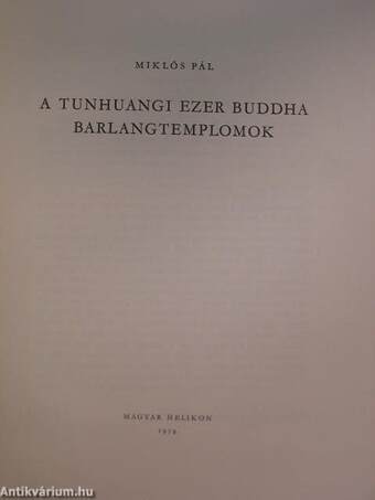 A tunhuangi Ezer Buddha Barlangtemplomok