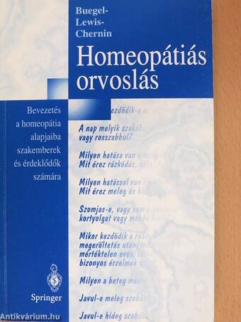 Homeopátiás orvoslás