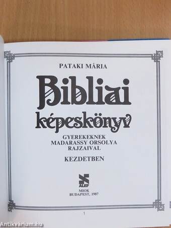 Bibliai képeskönyv