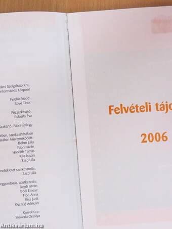 Felvételi tájoló 1. - CD-vel