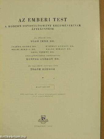 Az emberi test I-II.