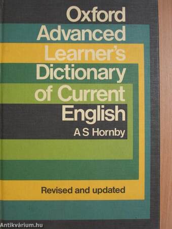 Oxford Advanced Learner's Dictionary of Current English