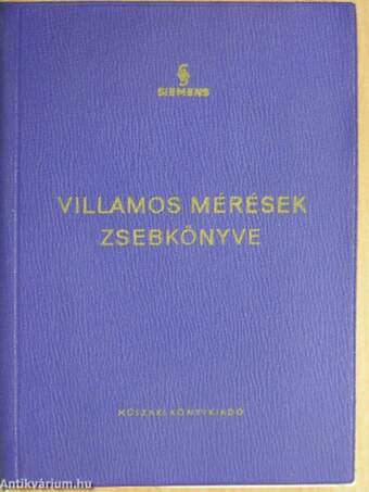 Villamos mérések zsebkönyve