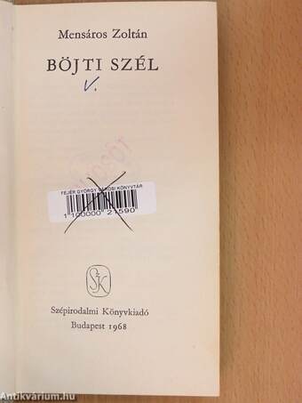 Böjti szél